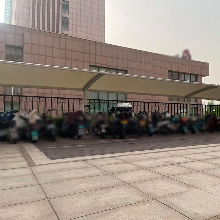 印江膜结构电动车棚